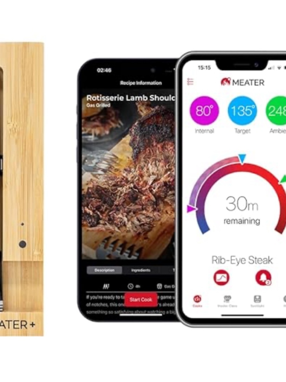 MEATER Smart Bluetooth Wireless Meat Thermometer Digital - Picture 5 of 6